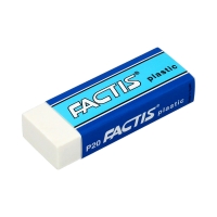 Gumka plastikowa biała średnia Factis P20