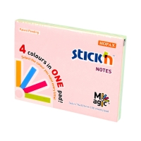 Karteczki samoprzylepne 76x101 4kol pastel StickN 21575