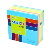 Karteczki samoprzylepne 76x76 mix neon/pastel StickN 21538