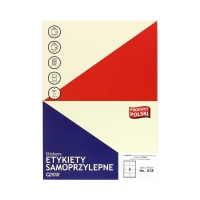 Etykiety uniwersalne 105x70/8 białe Grand (100)