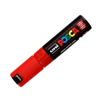 Marker plakatowy 8mm czerwony ścięty Posca PC-8K