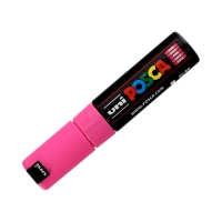Marker plakatowy 8mm różowy ścięty Posca  PC-8K