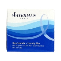 Naboje atramentowe krótkie niebieskie (6) Waterman S0110950