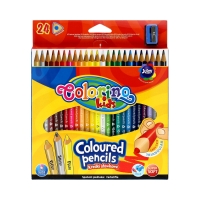 Kredki ołówkowe 24kol trójkątne Colorino 57462PTR