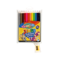 Kredki ołówkowe 12kol okrągłe Jumbo Colorino
