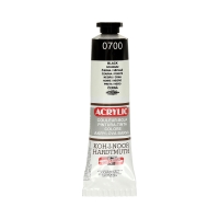 Farba akrylowa czarna 40ml KIN 162723