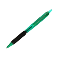 Długopis automatyczny kulkowy niebieski - obudowa zielona Uni SXN-101C Jetstream