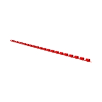 Grzbiet plastikowy 5mm czerwony 10k Argo