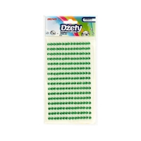 Dżety samoprzylepne zielone 4mm - opak. 240szt.