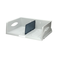 Półka na dokumenty 405x125x300 szara Sorty Leitz
