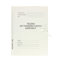 Teczka wiązana A4 akt ewidencji kierowcy