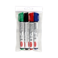Marker tablic 1.5mm 4kol okrągły Toma gąbka