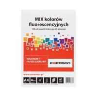 Papier ksero A4 80g mix/fluo Emerson (100)