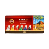 Farby akrylowe 16ml 10kol KIN 162703