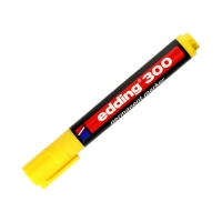 Marker permanentny 1.5-3.0mm żółty okrągły Edding 300
