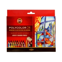 Kredki ołówkowe 24kol Polycolor KIN 3834