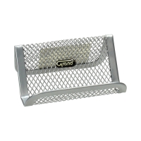 Przybornik na wizytówki srebrny GR-340S Grand