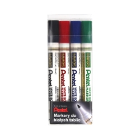 Markery do tablic 1.9mm 4kol okrągłe Pentel MW85