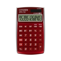 Kalkulator 12pozycyjny CPC112RDWB burgund Citizen