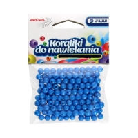 Koraliki ozdobne niebieskie K6 Brewis 6mm