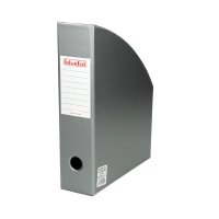 Pojemnik czasopisma 70mm szary/Silver PCV Biurfol