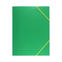 Teczka gumka A4 zielona PP D'Rect 009085