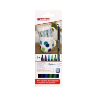 Markery ceramiczne 1-4mm 6kol kolory zimne Edding 4200