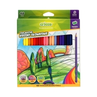 Kredki ołówkowe 48kol trójkątne Cricco