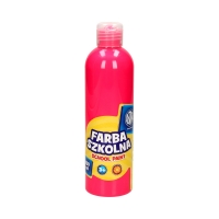 Farba szkolna fluo różowa 250ml Astra