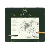 Zestaw węgli artystycznych 24szt. Pitt Charcoal Faber Castell FC112978
