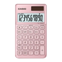 Kalkulator 10 pozycyjny różowy SL-1000SC-PK-S Casio