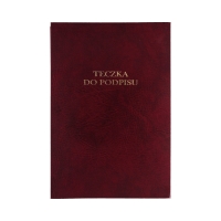 Książka podpis 8k bordo harmonijkowa Barbara
