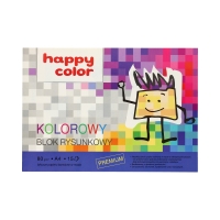 Blok rysunkowy A4/15 kolor Happy Color