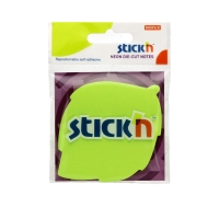 Karteczki samoprzylepne 76x76/50 zielony Listek StickN 21180