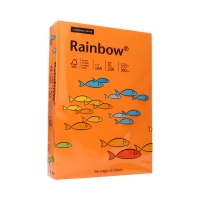 Papier ksero A4 160g pomarańczowy Rainbow 24