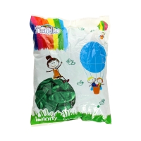Balon 12 metalic zielony (100)