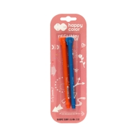 Długopis żelowy 0.5mm niebieski Feelingi Elephants (2) Happy Color