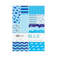 Blok z motywami A4/15 Blue Happy Color