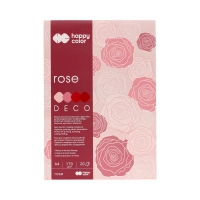 Blok Deco A4/20 4kol róż-czerwień Happy Color 2030-062