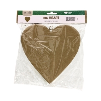 Kształty papier mache Big Heart 19x2.5 HappyColor