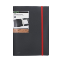 Teczka z gumką + kieszonka A4 szara Mobile Leitz Cosy 46190089