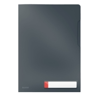 Folder A4 kieszonka na etykietę szary Leitz Cosy 47080089