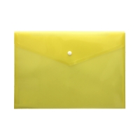 Teczka kopertowa A4/PP żółta satyna Biurfol