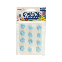 Kwiatki ozdobne 18mm niebieskie Brewis K18