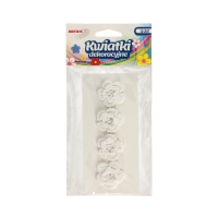 Kwiatki ozdobne 35mm białe Brewis K35