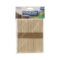 Patyczki drewniane 14cm naturalne Brewis - 50 szt.