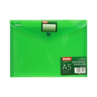 Teczka kopertowa A5 zielona identyfikator Patio PAT3139/05