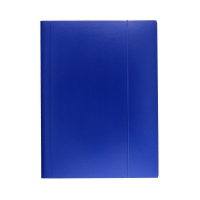 Teczka gumka A4 niebieska lakier Vau Pe 319/03