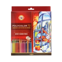 Kredki ołówkowe 72kol Polycolor KIN 3837