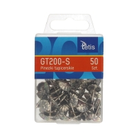 Pinezki tapicerska srebrna (50) Tetis GT200-S